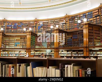 Salle de lecture Picton, bibliothèque centrale de Liverpool Banque D'Images