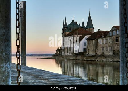 Suisse, Suisse orientale, Thurgau, Steckborn, Lac de Constance, Turmhof, Tg Banque D'Images