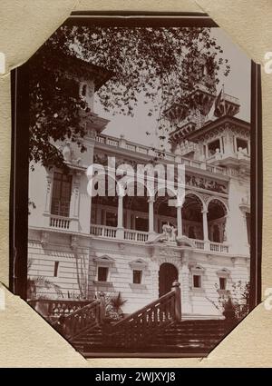 Anonyme. Album de l'exposition universelle de 1900. Monaco. 1900. Musée des Beaux-Arts de la ville de Paris, petit Palais. Année 1900, belle Epoque, exposition universelle 1900 Banque D'Images