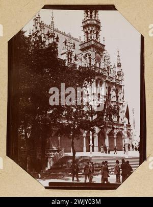 Anonyme. Album de l'exposition universelle de 1900. Belgique. 1900. Musée des Beaux-Arts de la ville de Paris, petit Palais. Année 1900, belle Epoque, exposition universelle 1900 Banque D'Images