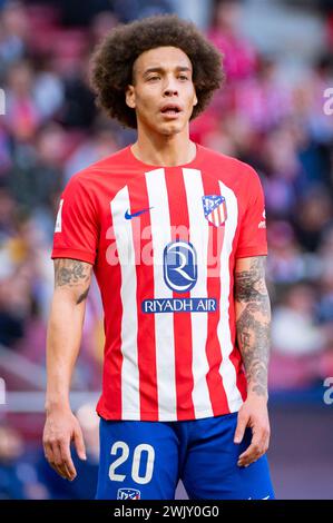 Madrid, Madrid, Espagne. 17 février 2024. Axel Witsel de l'Atletico Madrid vu lors du match de football de la Liga EA Sports 2023/24 entre l'Atletico Madrid et Las Palmas au stade Metropolitano de Madrid, en Espagne. (Crédit image : © Alberto Gardin/ZUMA Press Wire) USAGE ÉDITORIAL SEULEMENT! Non destiné à UN USAGE commercial ! Banque D'Images