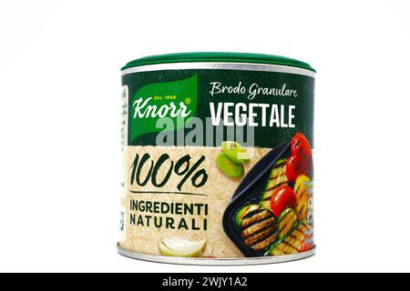 Granulés de bouillon de légumes KNORR. Knorr est une marque de Unilever Banque D'Images