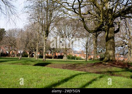 Lightwoods Park en hiver, Bearwood, West Midlands, Angleterre, Royaume-Uni Banque D'Images