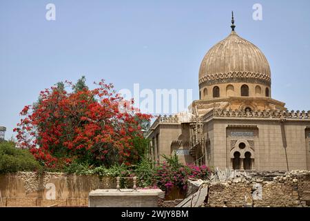 Quabb Afandina, Mausolée de Khédive Tawfiq Chapelle royale dans la ville des morts, cimetière du Nord, le Caire, Egypte Banque D'Images