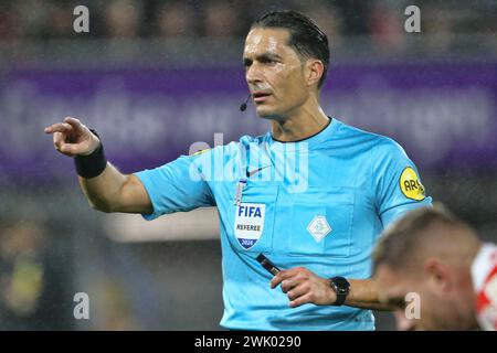 Rotterdam, pays-Bas. 17 février 2024. ROTTERDAM, 17-2-24, Stadium het Kasteel, Dutch Eredivisie Football saison 2023/2024, Sparta Rotterdam - Excelsior Rotterdam, Serdar Gozubuyuk crédit : Pro Shots/Alamy Live News Banque D'Images