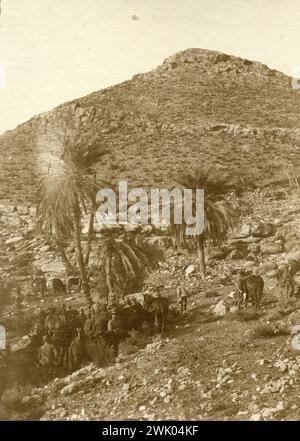 1912 Libye, Afrique, paysage - désert Banque D'Images