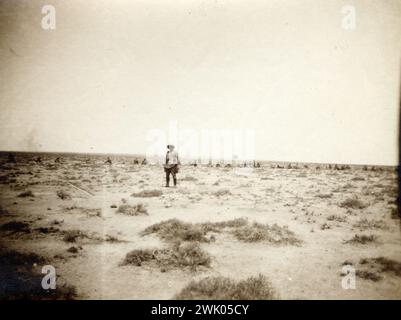 1912 Libye, Afrique, paysage - désert Banque D'Images