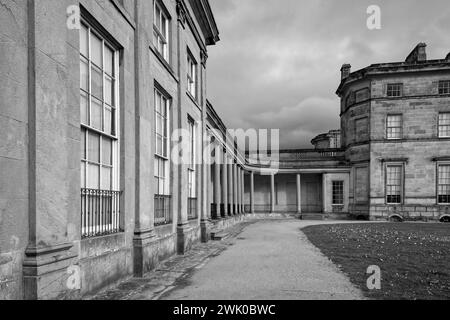 Images de la maison ancestrale d'Attingham Park près de Shrewsbury Shropshire, bâtiment classé Grade I et parc Banque D'Images