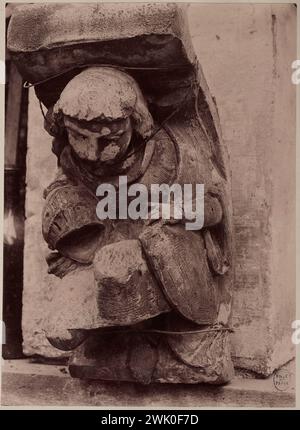 Pottier, Emmanuel Marie-Joseph Léon (n.1864-12-16-D.1921-03-11), Marmouset conservé dans la cour, 13 rue de Quatrefages, 5ème arrondissement, Paris. (Titre factice). ARISTOTYPE. Musée Carnavalet, histoire de Paris. Banque D'Images