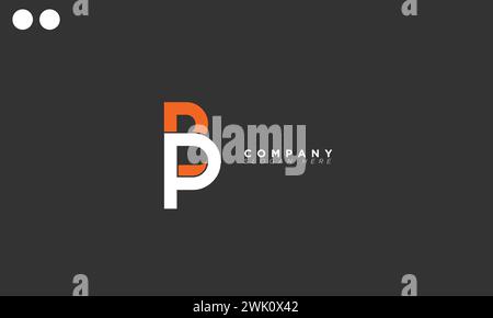 BP lettres alphabétiques initiales logo monogramme Illustration de Vecteur
