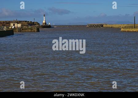 Le port de Maryport, Cumbria, Royaume-Uni Banque D'Images