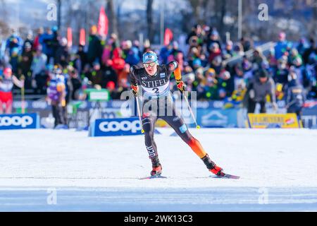Minneapolis, Minnesota, États-Unis. 17 février 2024. VICTORIA CARL, d’Allemagne, lors des qualifications au sprint le jour 2 de la Coupe du monde de cross-country COOP FIS 2024, le 17 février 2024, à Minneapolis, Minnesota, ÉTATS-UNIS. (Crédit image : © Steven Garcia/ZUMA Press Wire) USAGE ÉDITORIAL SEULEMENT! Non destiné à UN USAGE commercial ! Banque D'Images
