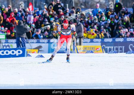Minneapolis, Minnesota, États-Unis. 17 février 2024. ALINA MEIER de Suisse lors des qualifications au sprint le jour 2 de la Coupe du monde de cross-country COOP FIS 2024, le 17 février 2024, à Minneapolis, Minnesota, ÉTATS-UNIS. (Crédit image : © Steven Garcia/ZUMA Press Wire) USAGE ÉDITORIAL SEULEMENT! Non destiné à UN USAGE commercial ! Banque D'Images
