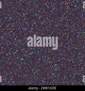 Design géométrique abstrait. Divers carrés arrondis de style en plusieurs couleurs. Nuances sourdes de violet et de gris. Illustration vectorielle vibrante. Illustration de Vecteur