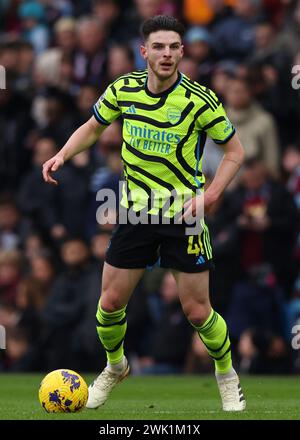 Burnley, Royaume-Uni. 17 février 2024. Declan Rice d'Arsenal lors du match de premier League à Turf Moor, Burnley. Le crédit photo devrait se lire : Gary Oakley/Sportimage crédit : Sportimage Ltd/Alamy Live News Banque D'Images