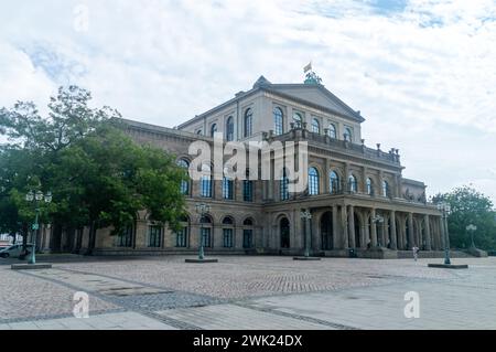 Hanovre, Allemagne - 29 juillet 2023 : opéra de Hanovre. Banque D'Images