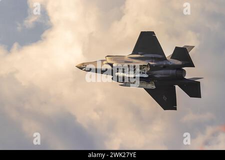 F35 Lightning II en vol Banque D'Images