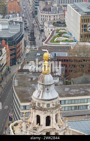 Une des West Towers de préparation Cathédrale Paul à Londres, Angleterre. Banque D'Images