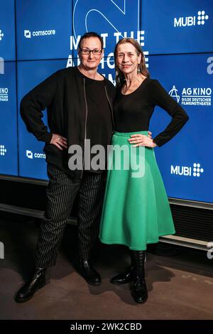 Petra Rockenfeller und Mariette Rissenbeek beim Empfang der Arthouse-Kino Verbände Cicae und der AG Kino Gilde im Rahmen der Berlinale 2024 / 74. Internationale Filmfestspiele Berlin in der SAP Lounge. Berlin, 17.02.2024 *** Petra Rockenfeller et Mariette Rissenbeek à la réception des associations de cinémas d'art-art Cicae et AG Kino Gilde dans le cadre du Berlinale 2024 74 Berlin International film Festival au SAP Lounge Berlin, 17 02 2024 Foto:XM.xHuebnerx/xFuturexImagex Arthouse 4201 Banque D'Images
