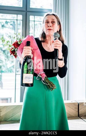 Mariette Rissenbeek beim Empfang der Arthouse-Kino Verbände Cicae und der AG Kino Gilde im Rahmen der Berlinale 2024 / 74. Internationale Filmfestspiele Berlin in der SAP Lounge. Berlin, 17.02.2024 *** Mariette Rissenbeek à la réception des associations de cinémas d'art-art Cicae et AG Kino Gilde dans le cadre du Berlinale 2024 74 Berlin International film Festival au SAP Lounge Berlin, 17 02 2024 Foto:XM.xHuebnerx/xFuturexImagex Arthouse 4211 Banque D'Images