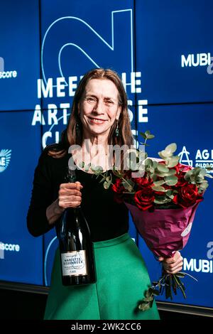 Mariette Rissenbeek beim Empfang der Arthouse-Kino Verbände Cicae und der AG Kino Gilde im Rahmen der Berlinale 2024 / 74. Internationale Filmfestspiele Berlin in der SAP Lounge. Berlin, 17.02.2024 *** Mariette Rissenbeek à la réception des associations de cinémas d'art-art Cicae et AG Kino Gilde dans le cadre du Berlinale 2024 74 Berlin International film Festival au SAP Lounge Berlin, 17 02 2024 Foto:XM.xHuebnerx/xFuturexImagex Arthouse 4212 Banque D'Images