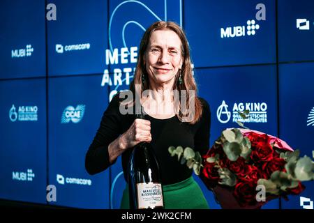 Mariette Rissenbeek beim Empfang der Arthouse-Kino Verbände Cicae und der AG Kino Gilde im Rahmen der Berlinale 2024 / 74. Internationale Filmfestspiele Berlin in der SAP Lounge. Berlin, 17.02.2024 *** Mariette Rissenbeek à la réception des associations de cinémas d'art-art Cicae et AG Kino Gilde dans le cadre du Berlinale 2024 74 Berlin International film Festival au SAP Lounge Berlin, 17 02 2024 Foto:XM.xHuebnerx/xFuturexImagex Arthouse 4215 Banque D'Images