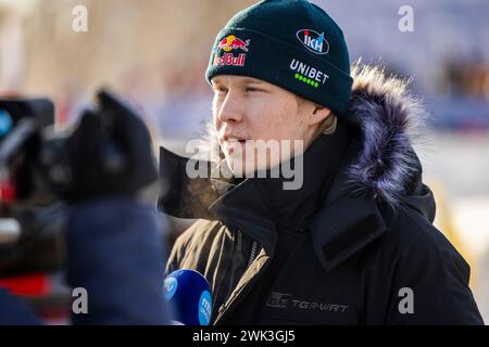 ROVANPERA Kalle, Toyota GR Yaris Rally1, portrait lors du Rallye de Suède 2024, 2ème manche du Championnat du monde des Rallyes 2024 WRC, du 15 au 18 février 2024 à Umea, Suède - photo Nikos Katikis / DPPI Banque D'Images