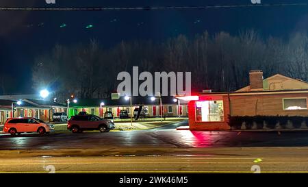 Reste Haven court sur la route 66, Springfield, Missouri Banque D'Images