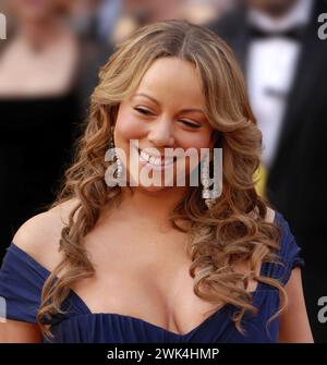 Mariah Carey. Portrait de la chanteuse américaine Mariah Carey (née en 1969) sur le tapis rouge à la 82e cérémonie des Oscars en 2010 Banque D'Images