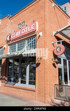 Chipotle Diner - classé n°1 en Amérique pour les plats à emporter - ici à Tucson AZ Banque D'Images