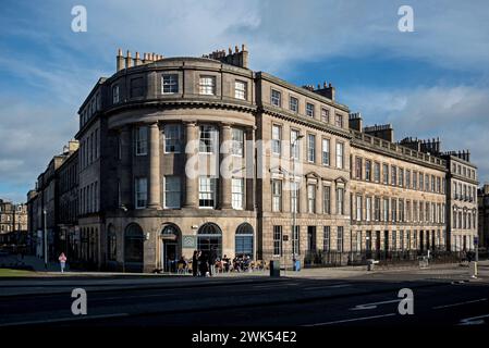 Leopold place au bout de London Road à Édimbourg, Écosse, Royaume-Uni. Banque D'Images