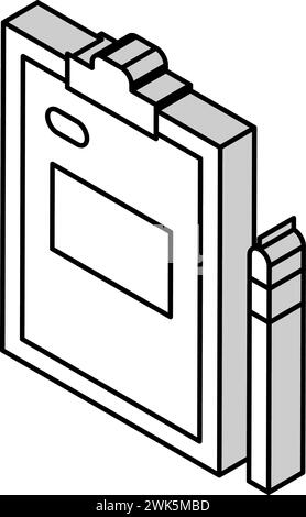 illustration vectorielle isométrique du sommeil du patient sous anesthésie Illustration de Vecteur