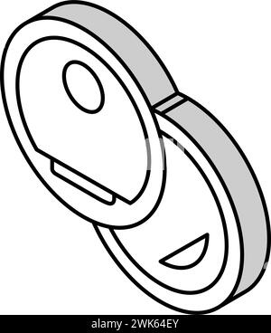 illustration vectorielle d'icône isométrique de soin de chaussure d'imprégnation Illustration de Vecteur