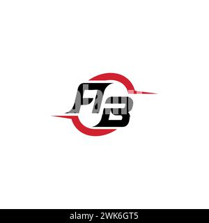 AB initial logo concept cool et élégant pour esport ou logo de jeu comme votre inspiration Illustration de Vecteur