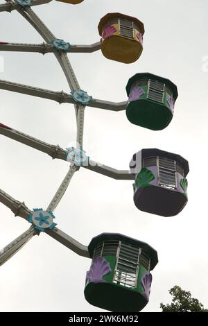 Grande roue sans personnes à Selecta, Batu. Idéal pour l'arrière-plan et le fond d'écran Banque D'Images