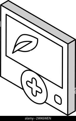 illustration vectorielle d'icône isométrique du contenu textuel généré par les consommateurs Illustration de Vecteur