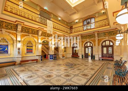 Bahnhof, Dunedin, Otago, Neuseeland Banque D'Images