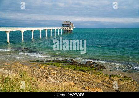 Station de sauvetage Bembridge RNLI, île de Wight, Royaume-Uni. Octobre 2020 Banque D'Images