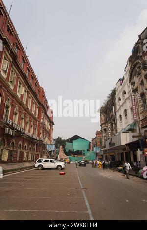 L'emblématique cinéma Elite (136 SN Banerjee Road, New Market Area), un monument cher à Kolkata, est tombé en silence depuis des années et est maintenant prêt pour lui Banque D'Images