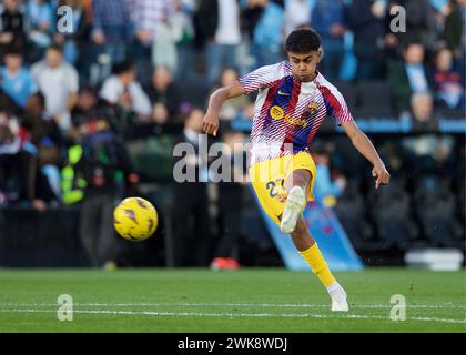 Vigo, Espagne. 17 février 2024. Espagne match de football de la Liga Celta vs FC Barcelone au stade Balaidos de Vigo, Pontevedra, 17 février 2024 Lamine Yamal 900/cordon Press Credit : CORDON PRESS/Alamy Live News Banque D'Images
