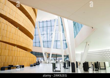 Intérieur de l'opéra national à Oslo, Norvège Banque D'Images