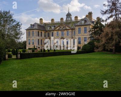 Belton House, lincolnshire - 24 janvier 2024 : Belton House promenades hivernales en Angleterre Banque D'Images