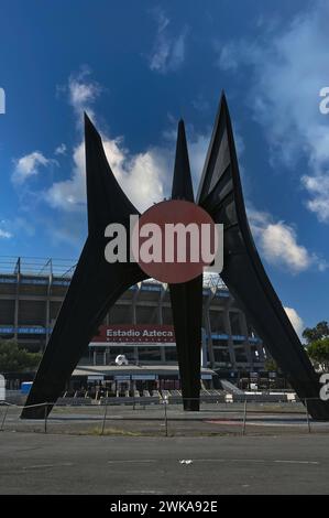 Estadio Azteca, Aztekenstadion, Heimat des Fussballclubs Club America und Austragungsort des Eröffnungsspiels zur FIFA Fussball Weltmeisterschaft 2026, Coyoacan, Mexiko Stadt *** Estadio Azteca, stade Azteca, stade du Club America et lieu du match d'ouverture de la Coupe du monde FIFA 2026, Coyoacan, Mexico Banque D'Images