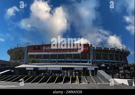 Estadio Azteca, Aztekenstadion, Heimat des Fussballclubs Club America und Austragungsort des Eröffnungsspiels zur FIFA Fussball Weltmeisterschaft 2026, Coyoacan, Mexiko Stadt *** Estadio Azteca, stade Azteca, stade du Club America et lieu du match d'ouverture de la Coupe du monde FIFA 2026, Coyoacan, Mexico Banque D'Images