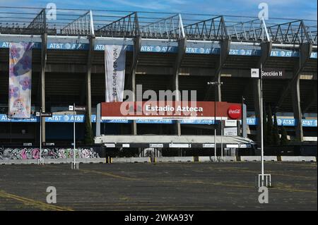 Estadio Azteca, Aztekenstadion, Heimat des Fussballclubs Club America und Austragungsort des Eröffnungsspiels zur FIFA Fussball Weltmeisterschaft 2026, Coyoacan, Mexiko Stadt *** Estadio Azteca, stade Azteca, stade du Club America et lieu du match d'ouverture de la Coupe du monde FIFA 2026, Coyoacan, Mexico Banque D'Images