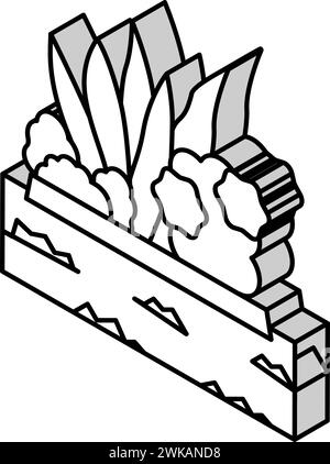 illustration vectorielle d'icône isométrique d'installation de l'usine Illustration de Vecteur
