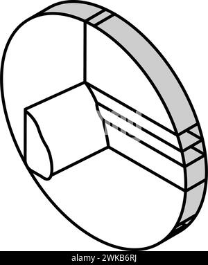 illustration vectorielle d'icône isométrique d'accessoire de plinthe Illustration de Vecteur