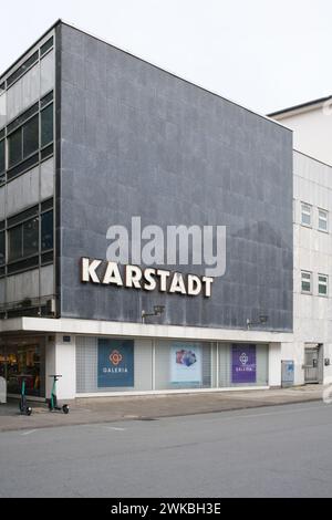 Karstadt Kaufhaus Bielefeld kurz vor der Schließung wegen Insolvenz Banque D'Images