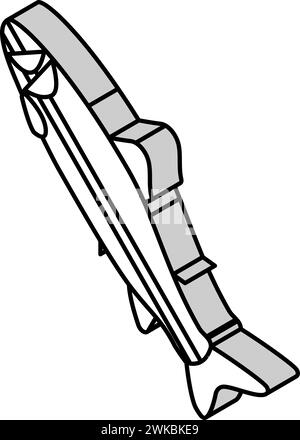 illustration vectorielle d'icône isométrique saumon smolt Illustration de Vecteur