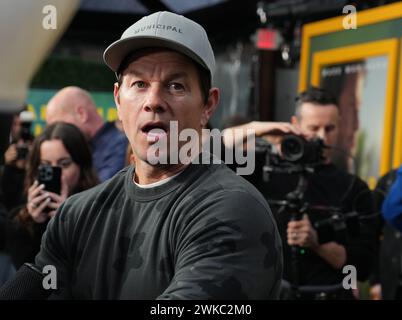 Los Angeles, États-Unis. 19 février 2024. Mark Wahlberg au Lionsgate's ARTHUR THE KING Los Angeles projection tenue à l'AMC Century City à Los Angeles, CA le lundi, ?février 19, 2024. (Photo de Sthanlee B. Mirador/Sipa USA) crédit : Sipa USA/Alamy Live News Banque D'Images